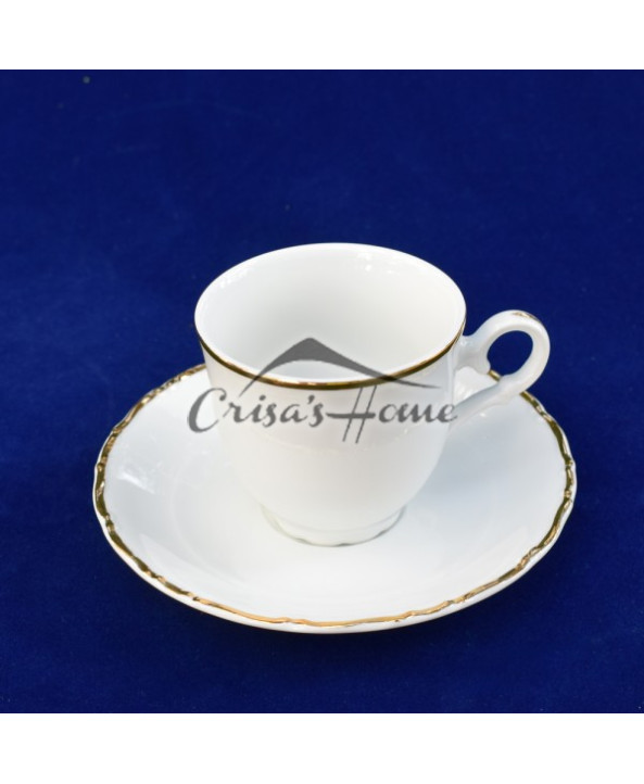 Set cafea 12 piese Ophelia Rand Aur